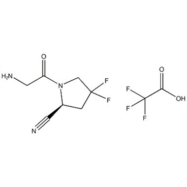 (S)-1-(2-Aminoacetyl)-4,4-difluoropyrrolidine-2-carbonitrile Trifluoroacetate מס' CAS:1448440-40-1