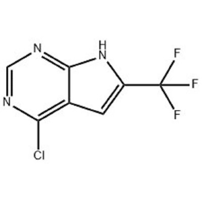 4-כלורו-6-(trifluoromethyl)-7H-pyrrolo[2,3-d]pyrimidine מס' CAS: 1830312-37-2